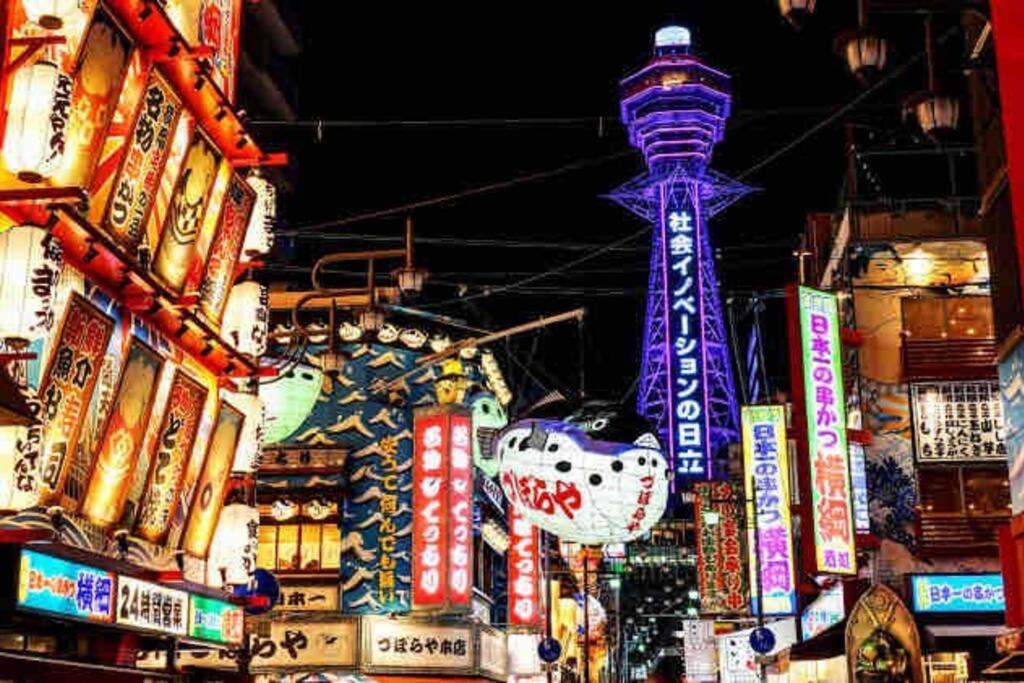 Wutong-40 Minutes Direct To Kansai Airport And 5 Minute Walk To Jr Or Subway Or Nankai Line And 1 Minute To Tsutenkaku The Landmark Of Osaka And Many Japanese Bistros Nearby Bagian luar foto